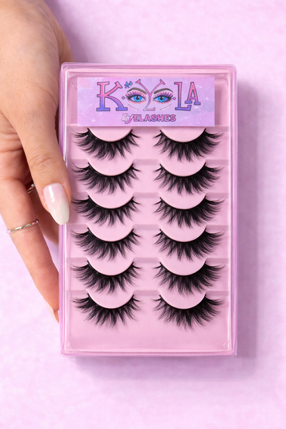 Kayla's  3D Mink Lashes Fluffy Soft Wispy Eyelash Extension