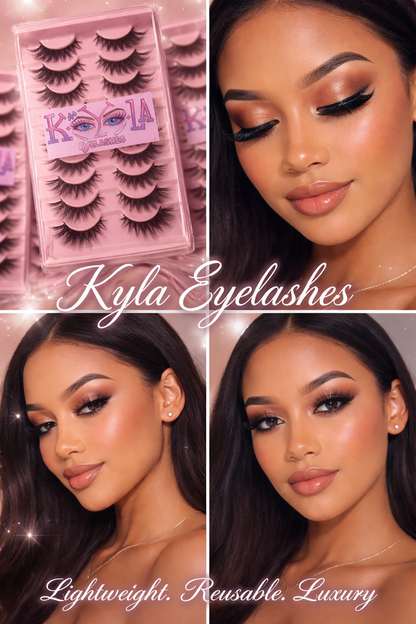 Kayla's  3D Mink Lashes Fluffy Soft Wispy Eyelash Extension